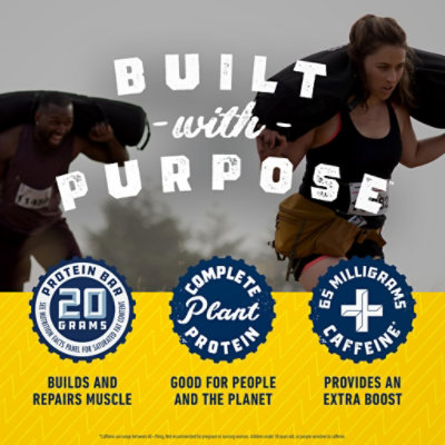 CLIF BUILDERS + Caffeine Chocolate Chip Cookie Dough 20g Protein Bars - 6 Count - Image 3