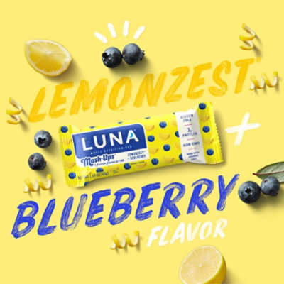 LUNA Mash-Ups LemonZest + Blueberry Whole Nutrition Bars - 10.14 Oz - Image 5