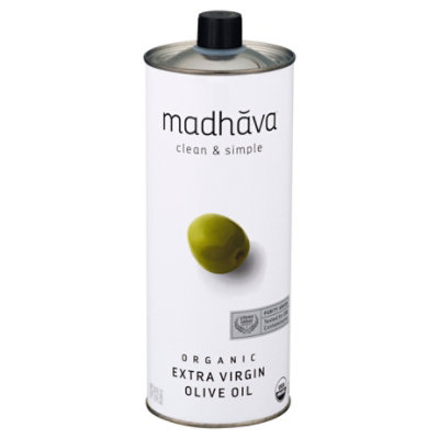 Madhava Olive Oil Og1 Ext Virgin - 33.8 FZ - Image 3