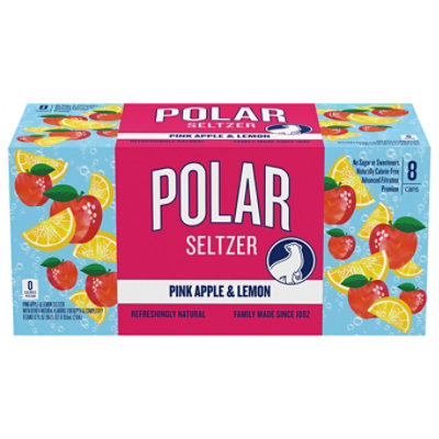Polar Seltzer Pink Apple Lemon - 8-12 Fl. Oz. - Image 4