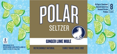 Polar Ginger Lime Mule Seltzer - 8-12 FZ - Image 3