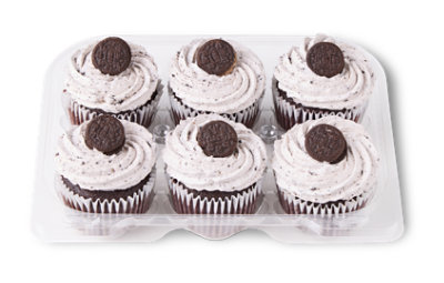 Cookies N Creme Cupcakes 6 Count - Each - Image 1