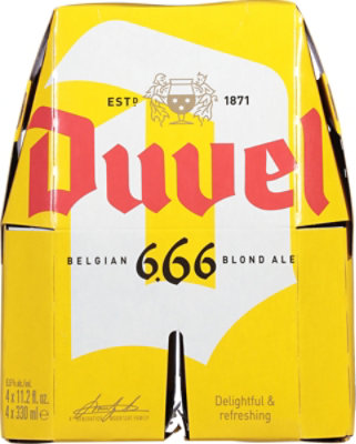 Duvel 6.66 Belgian Blonde Ale In Cans Multipack - 4-11.2 Fl. Oz. - Image 4