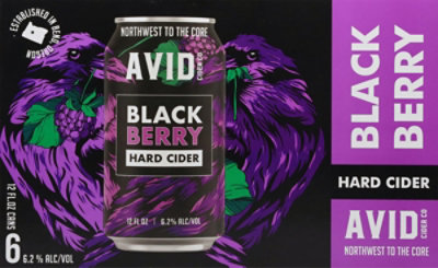 Avid Cider Blackberry 6 Count - 12 Fl. Oz. - Image 5