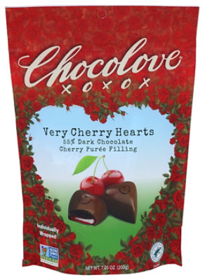 Choco Very Cherry Hearts Bites - 7.05 Oz - carrsqc