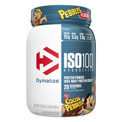 Dymatize ISO100 Cocoa Pebbles Whey Isolate Protein Powder - 1.4 Lb - Image 3