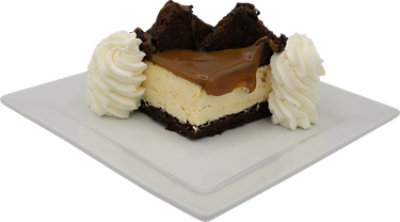 Caramel Brownie Cheesecake Quarter - Each