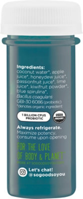 So Good So You Organic Detox Coconut Lime Probiotic Juice Shot - 1.7 Fl. Oz. - Image 8