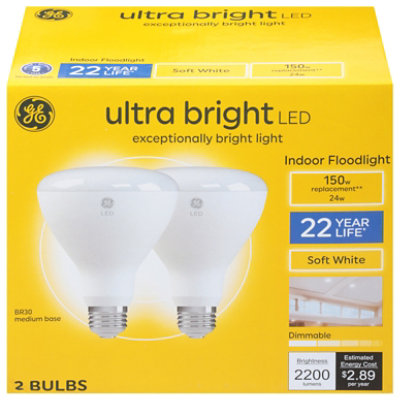 GE 150 Watt Indoor Soft White Flood Light Bulb - 2 Count - Image 3