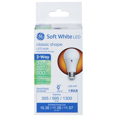 Ge Led 30/100 3way Sw - 1 CT - Image 2