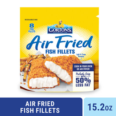 Gorton's Air Fried Fish Fillets Bag - 8 Count - Image 1