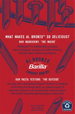 Barilla Al Bronzo Penne Rigate Pasta - 14.1 Oz - Image 7