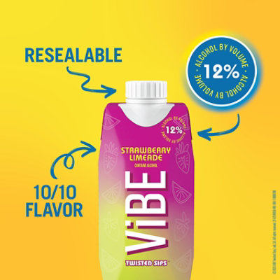 Vibe By Vendange Strawberry Limeade Tetra - 500 ML - Image 5