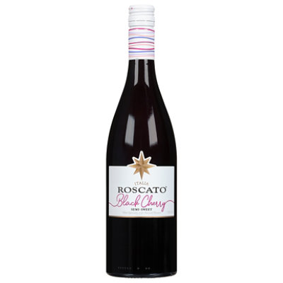 Roscato Black Cherry Semi-sweet Wine - 750 ML - Image 1