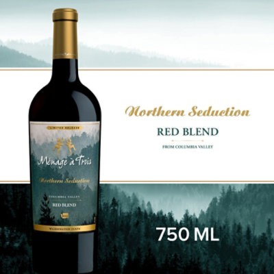 Menage a Trois Northern Seduction Red Blend Wine Bottle - 750 Ml - Image 1