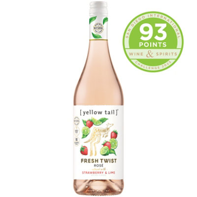 Yellow Tail Fresh Twist Strawberry & Lime Rosé - 750 Ml - Image 3