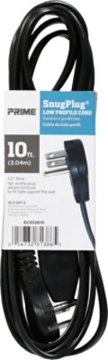 10ft 16/3 Spt 2 Black Snug Plug 3 Outlet Household Extension Cord - EA - Image 4