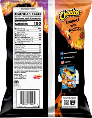 Cheetos Crunchy Tangy Chili Fusion - 3.25 Oz - Image 6