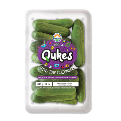 Sunset Qukes Cucumbers Teeny Tiny - 12 Oz - Image 1