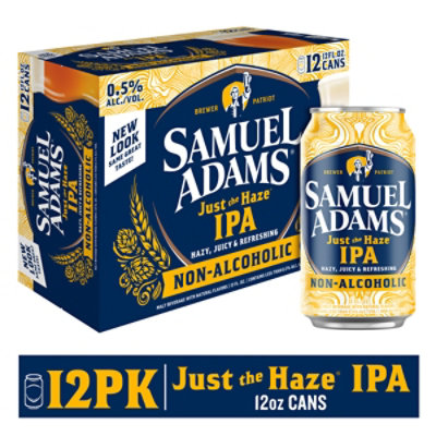 Sam Adams Just The Haze Non-alcohol In Cans - 12-12 Fl. Oz. - Image 1