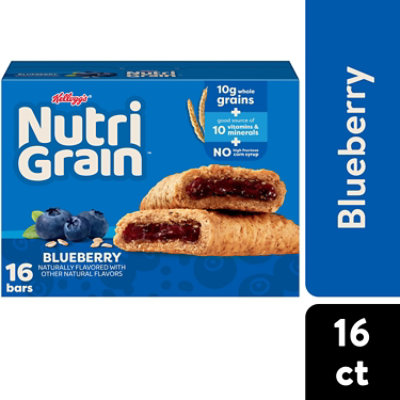 Nutri Grain Bars Blueberry 16 Ct - 20.8 OZ - Image 1