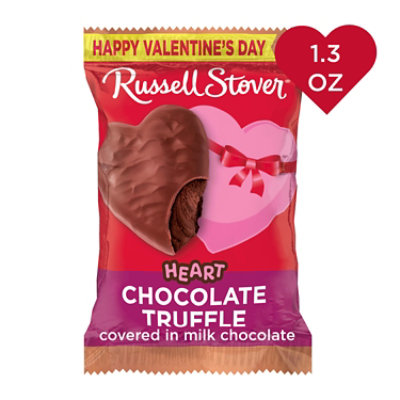 Rstvr Milk Choc Truffle Heart - 1.3 Oz - Image 1