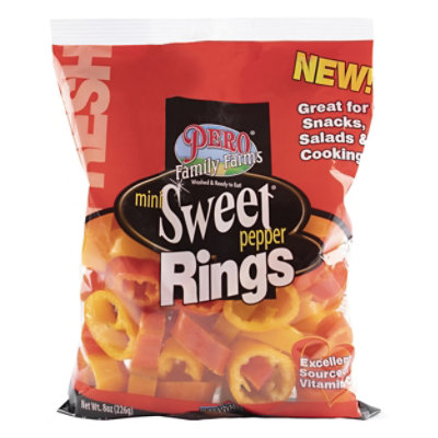 Pero Family Farms Sweet Mini Pepper Rings - 6-8 Oz - Image 3