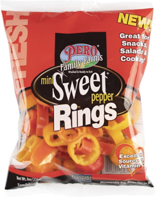 Pero Family Farms Sweet Mini Pepper Rings - 6-8 Oz - Image 2