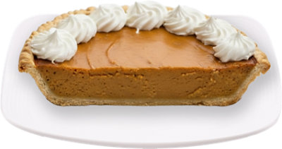 Signature SELECT Pumpkin Pie With Whipped Cream Half - Each - Image 1