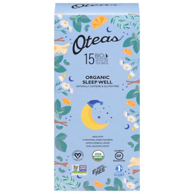Oteas Organic Sleep Well Tea - 15 CT - Image 1