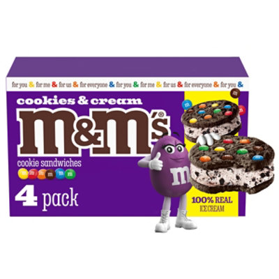 M&M's Cookies & Cream Cookie Sandiwch Pack - 4-14 Fl. Oz. - Image 1