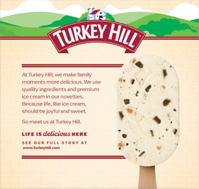 Turkey Hill Chocolate Chip Cookie Dough Ice Cream Bars 3-2.4 Fz - 3-2.4 FZ - Image 6