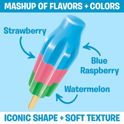 Bomb Pop Candy Clash Ice Pops - 12 Count - Image 5