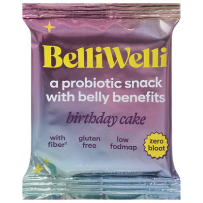 BelliWelli Birthday Cake Snack Bar - 1.41 Oz - Image 1