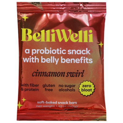 BelliWelli Cnnamon Swirl Snack Bar - 1.41 Oz - Image 1