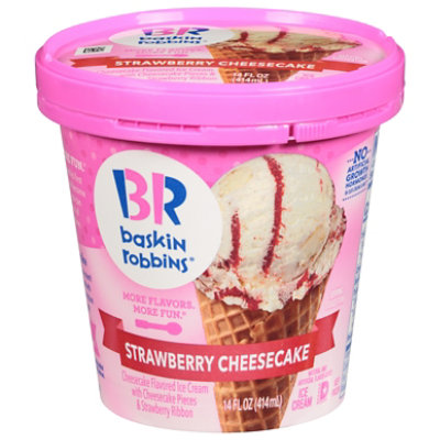 Baskin Robbins Strawberry Cheesecake Ice Cream - Fl. Oz. - Jewel-Osco