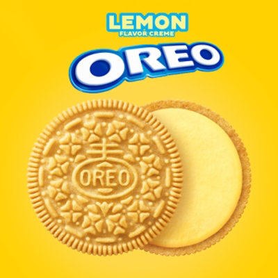 OREO Lemon Creme Sandwich Cookies Family Size - 18.71 Oz - Image 3