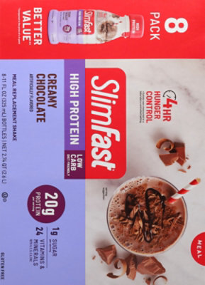 SlimFast Advanced Ready To Drink Creamy Milk Chocolate - 8-11 Fl. Oz. - Image 5