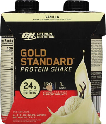 Optimum Nutrition Gold Standard Vanilla Ready To Drink Shake - 4-12 Fl. Oz. - Image 6