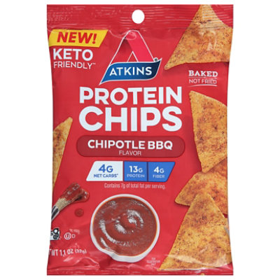 Atkins Chipotle Barbecue Protein Chips - 1.1 Oz - Image 3