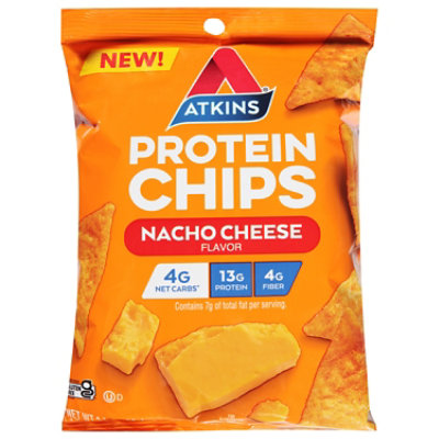 Atkins Nacho Cheese Protein Chips - 8-1.1 Oz - Image 3