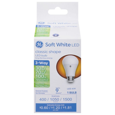 Ge Led 30/100 3way White Cec - 1 CT - Image 3