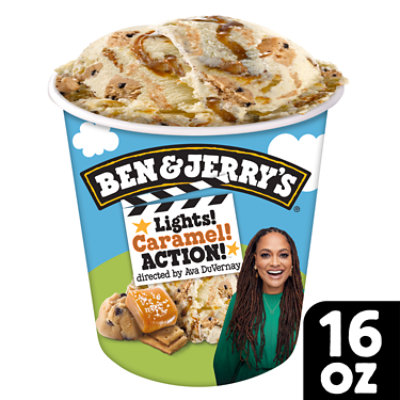 Ben & Jerry's Ice Cream Lights Caramel Action - Pint - Image 1
