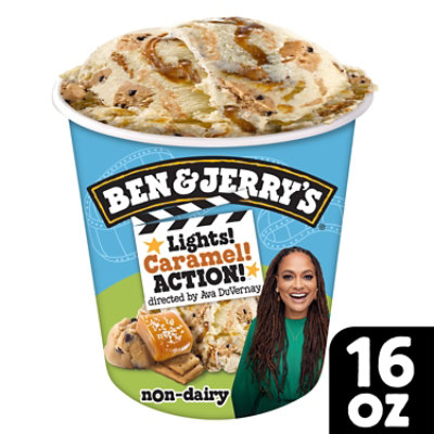 Ben & Jerry's Lights Caramel Action Vanilla Non Dairy Frozen Dessert - 16 Oz - Image 1