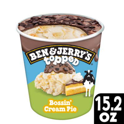 Ben & Jerry's Ice Cream Bossin Cream Pie - 15.2 Fl. Oz. - Image 3