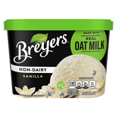 Breyers Ice Cream Vanilla Real Oatmilk - 1.5 Quart - Image 6