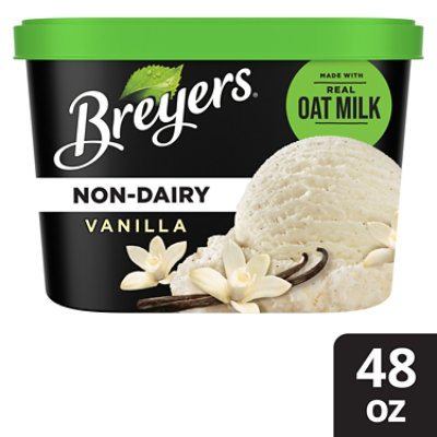 Breyers Ice Cream Vanilla Real Oatmilk - 1.5 Quart - Image 1