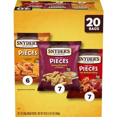 Snyder's of Hanover Pretzel Pieces Variety - 20 Ct - 1 Oz - Image 1