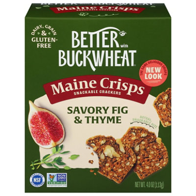 Maine Crisp Savory Fig & Thyme Crisps - 4 Oz - Image 2