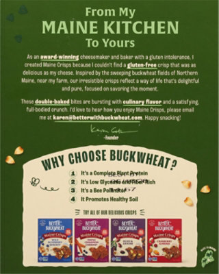 Maine Crisp Savory Fig & Thyme Crisps - 4 Oz - Image 5